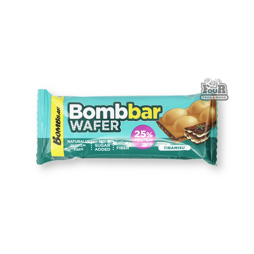 Պրոտեինային վաֆլի «Bombbar Tiramisu» 32գ